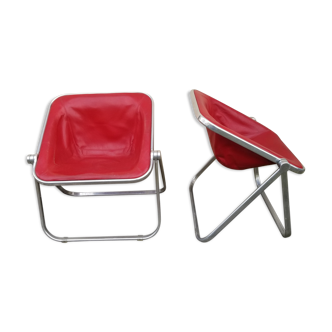Plona armchairs by Giancarlo Piretti for Castelli 1970