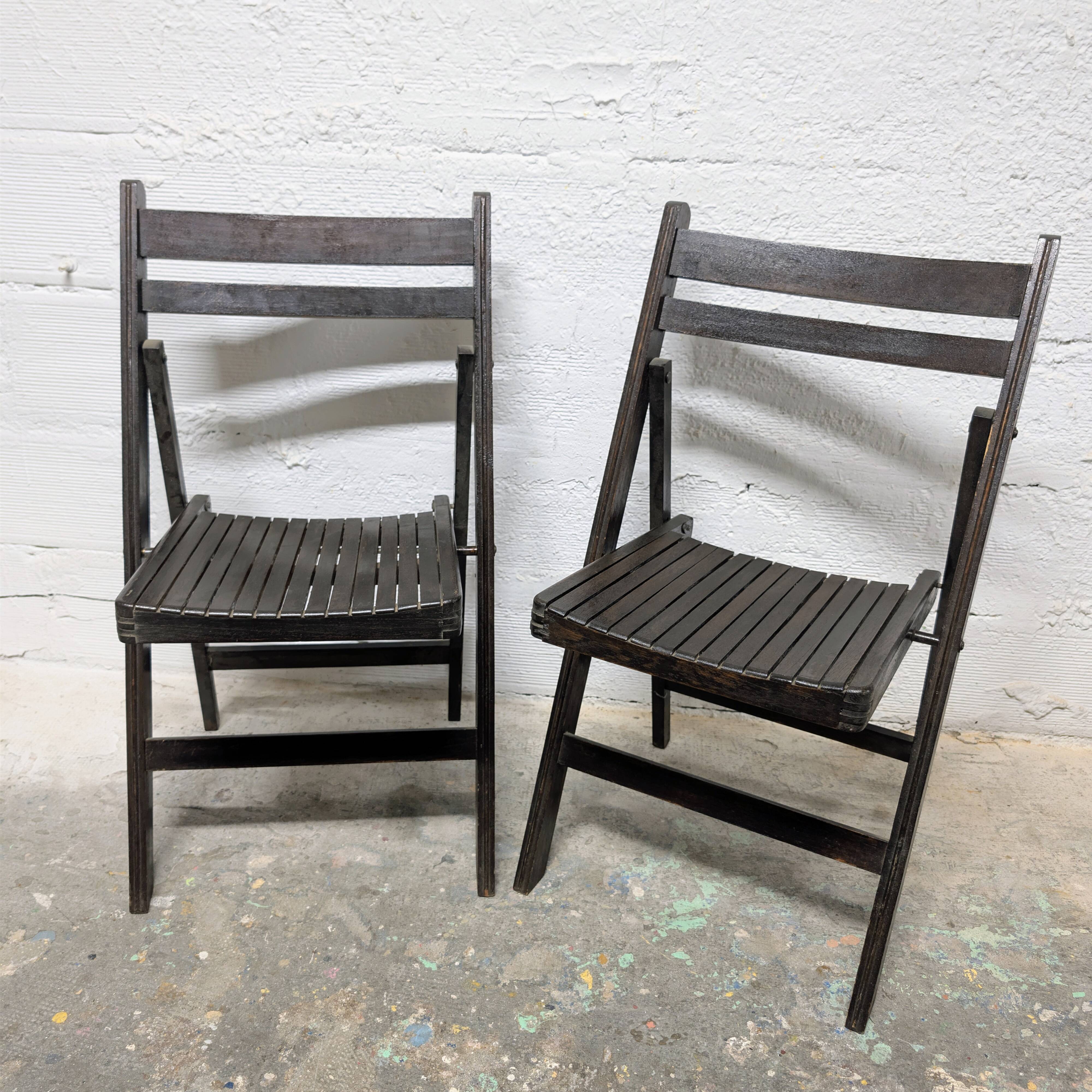 Chaise pliante en bois