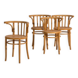 Chaises anciennes avec accoudoirs (vers 1920). Ensemble de 4 pièces #1