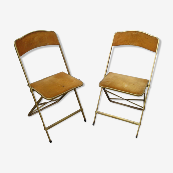 Pair of Chaisor folding chairs from the 70s