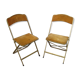 Pair of Chaisor folding chairs from the 70s