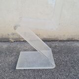 Plexiglas chair zigzag 1970