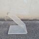 Chaise en plexiglas zigzag 1970