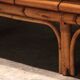 Vintage Italian Bamboo Sofa with Cushions from the 1970s