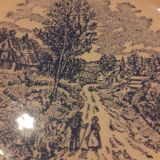 Service de 6 assiettes creuses anciennes vintage Style anglais