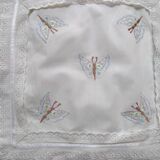 Embroidered child pillow or cushion cover