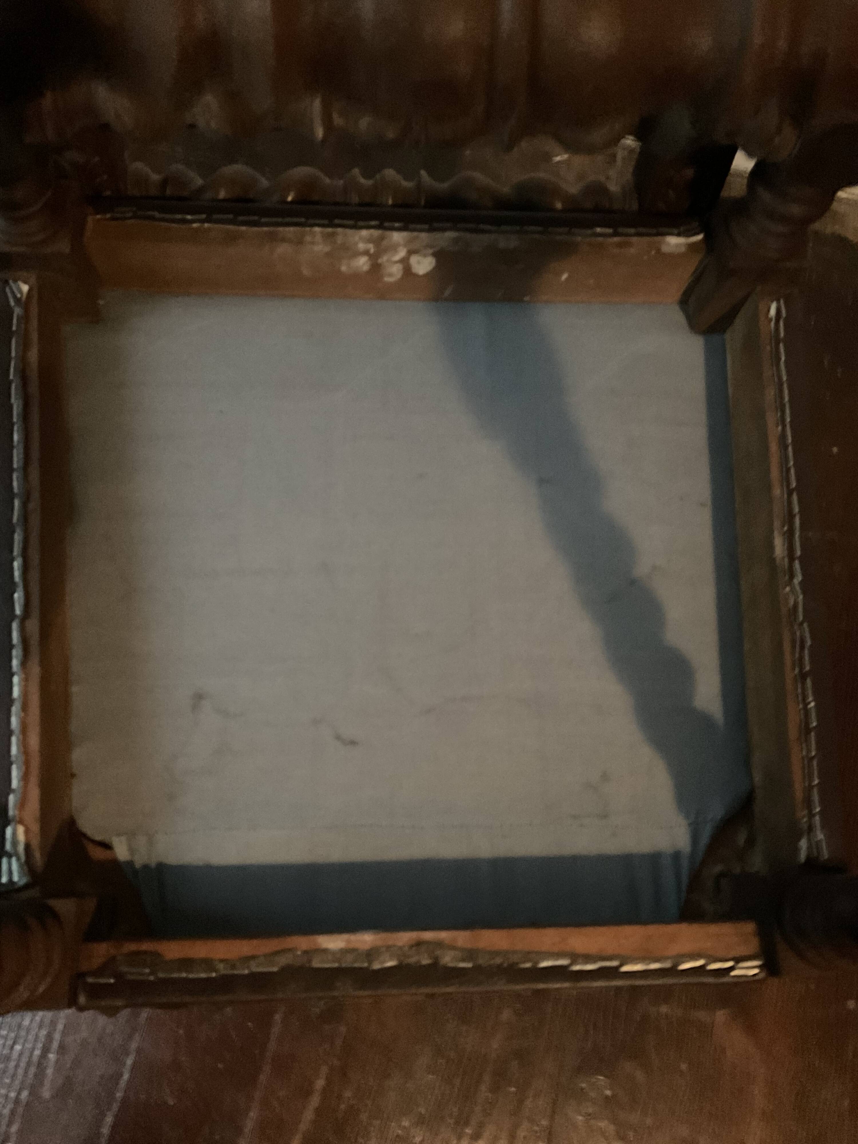 Pair of Louis XIII style oak chairs