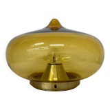 Mid-century Dijkstra  glass ceiling lamp space age, 1970’s