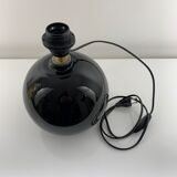 Black opaline ball lamp foot