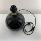 Black opaline ball lamp foot