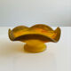 Glass footed coupe Nuagé signed by Muller Frères Lunéville.