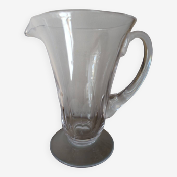 Large Vannes crystal pitcher