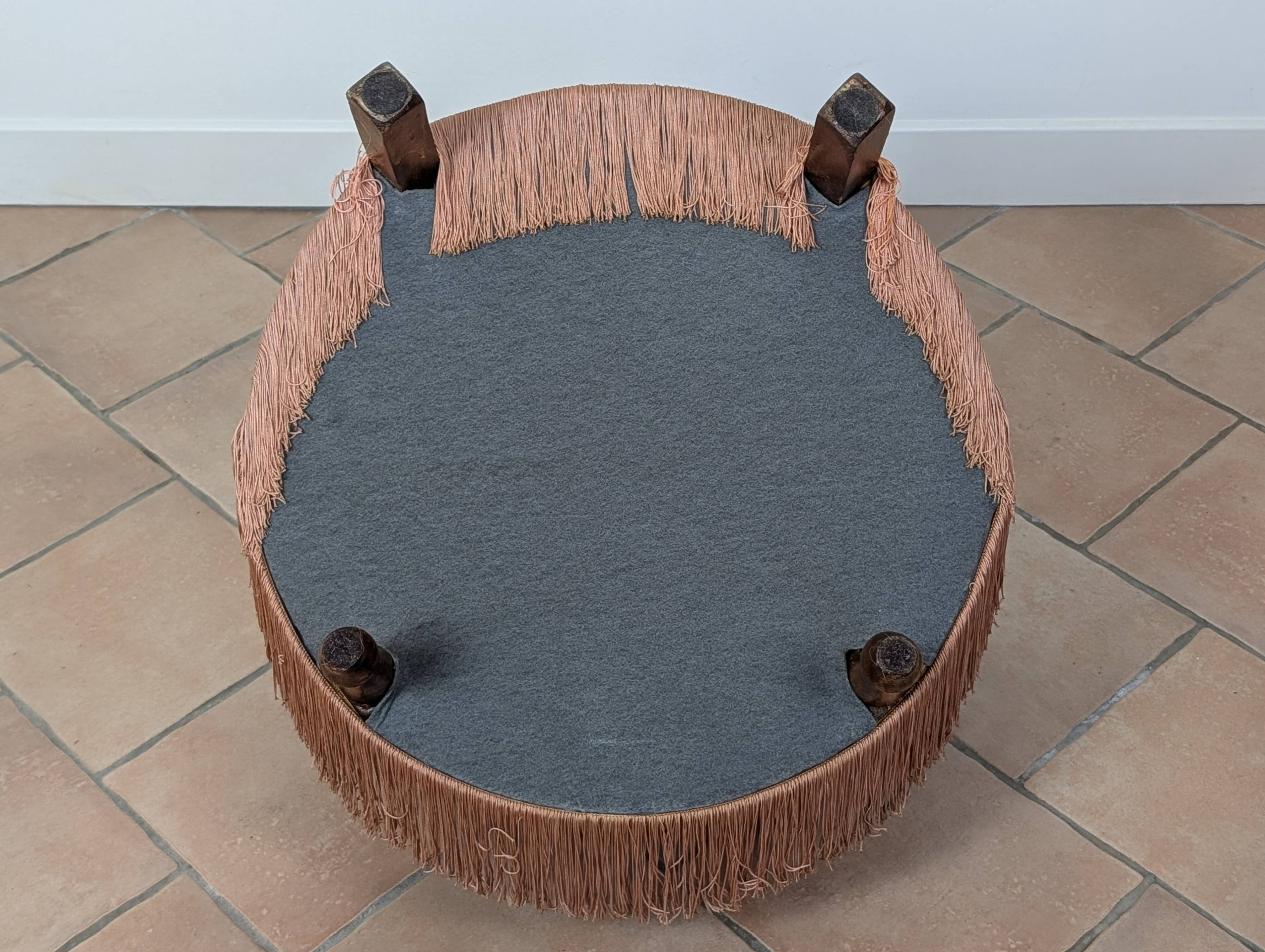 Fauteuil crapaud en velours