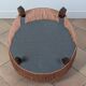 Fauteuil crapaud en velours