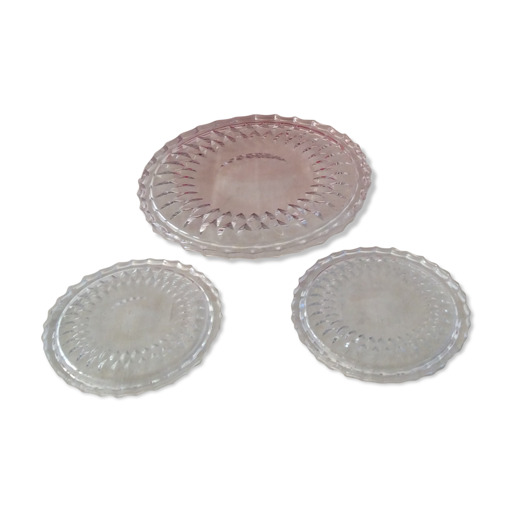 St. Louis - Modele Azur - Ensemble d'1 Dessous De Plat Et d
