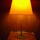 Lampe de salon/burau à poser en fer forgé années 70
