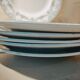 6 old plates in earthenware model Versailles