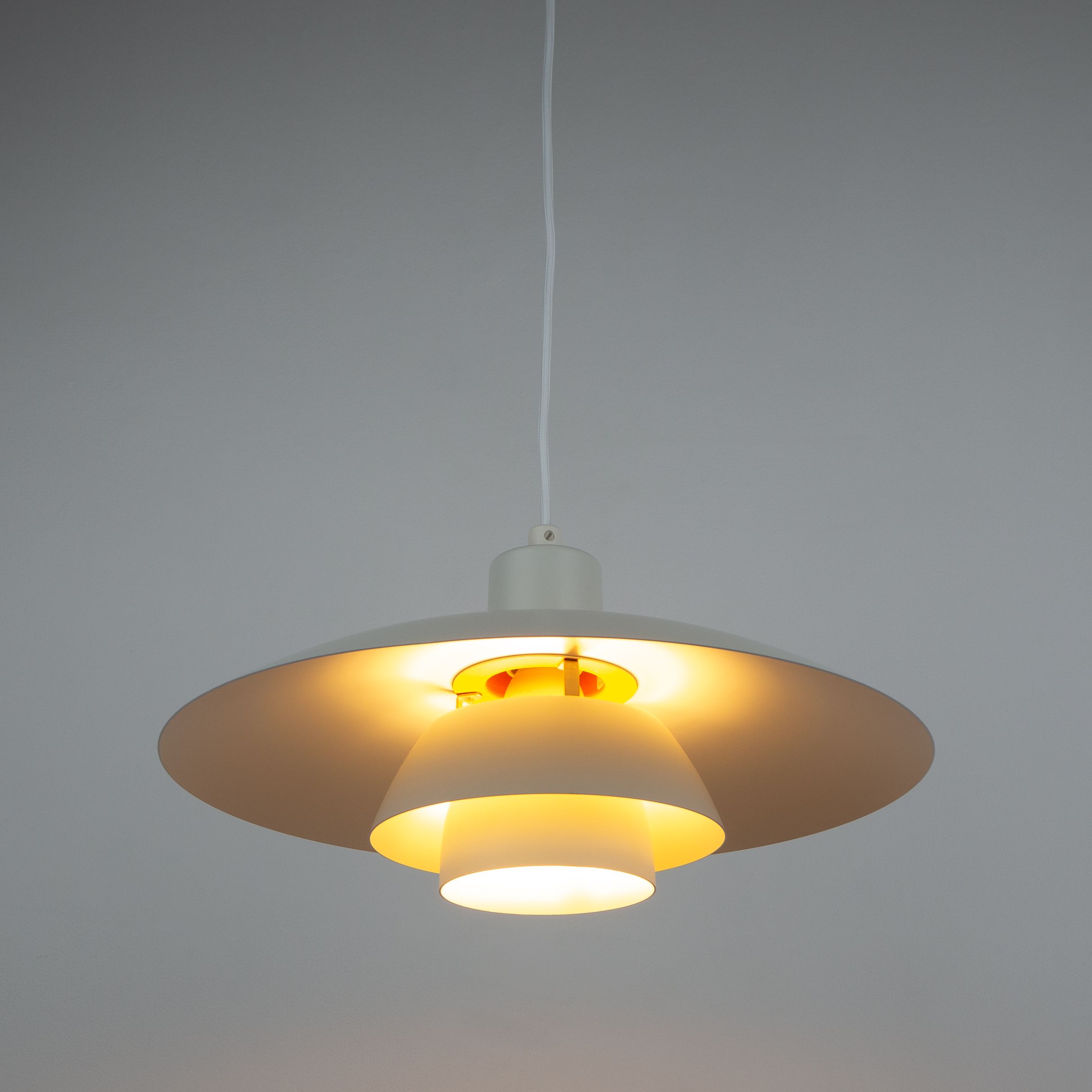 Danish vintage pendant light PH 4/3 by Poul Henningsen, Louis Poulsen, 1966