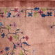 Ancient chinese carpet art deco handmade 91cm x 183cm 1920s
