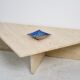Psychedelic enamelled leather catchall tray