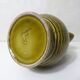 Sarreguemines earthenware pitcher, slip-glazed