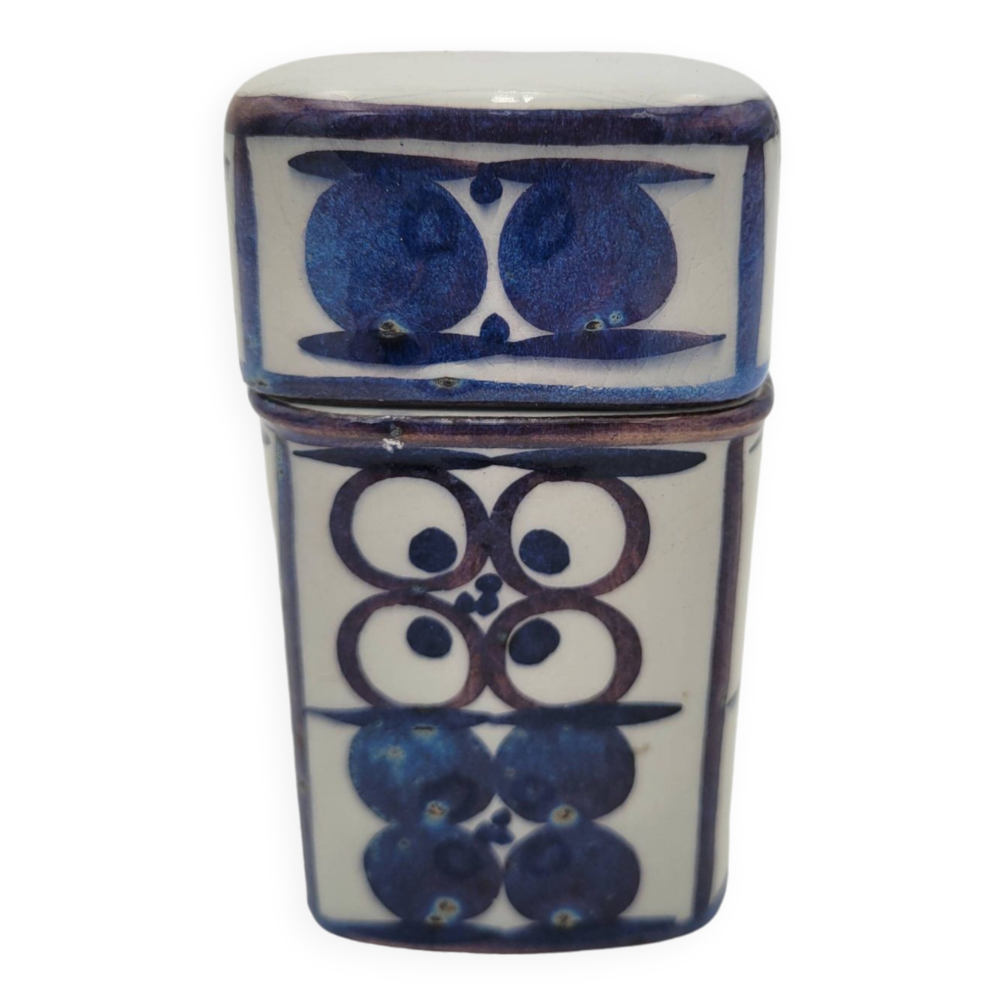 Royal Copenhagen earthenware cigarette pot