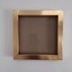 Vintage brass empty/centerpiece with engraved signature by Romeo Rega