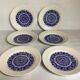 Set of 6 plates Boch La Louvière Belgium