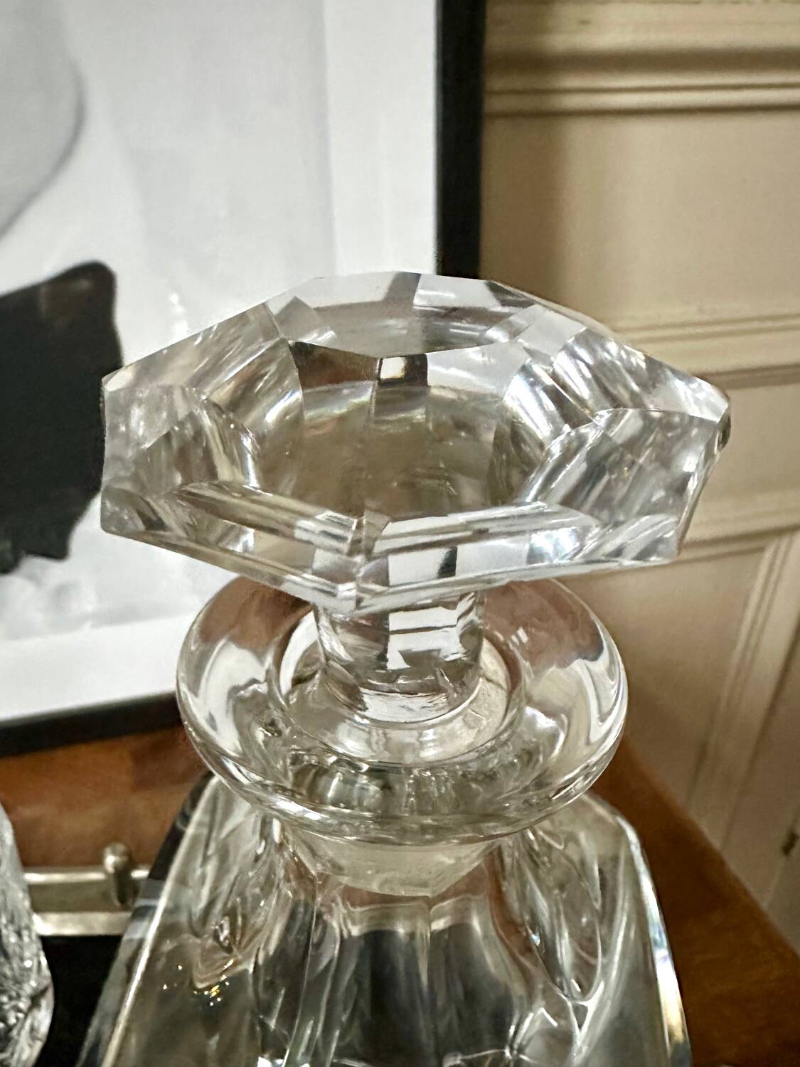 Baccarat crystal whisky decanter, perfection model
