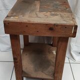 Handcrafted wooden workbench