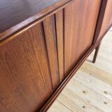 Buffet en teck vintage – design danois des années 1960, style mid-century modern