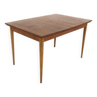 Teak “portfolio” dining room table, Sweden, 1960s