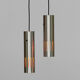 Pair of hanging lamps "Trombone" by Jo Hammerborg for Fog & Mørup