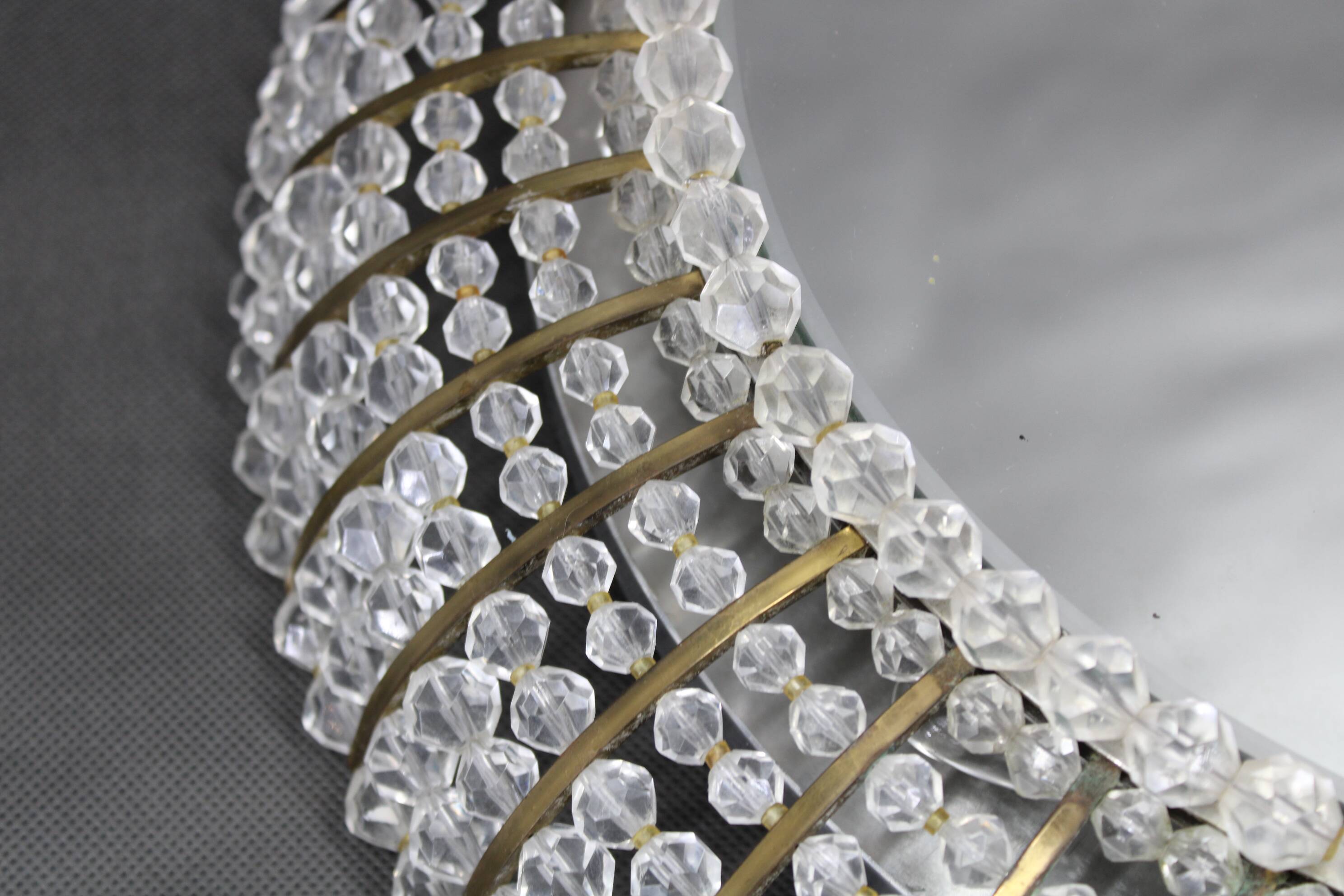 Hollywood Regency illuminated wall mirror, Austria, 1970s