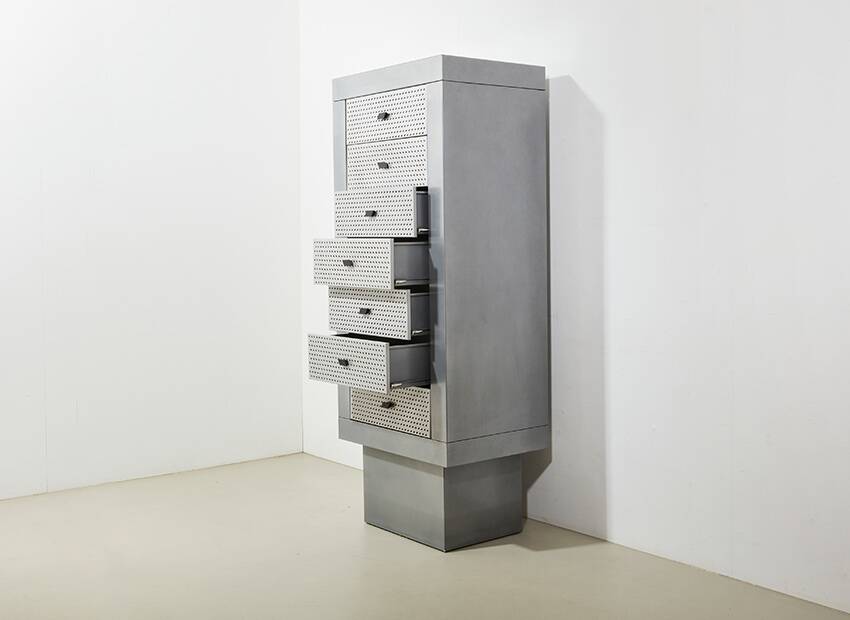 Rare Commode Matteo Thun Settimanale pour Bieffeplast Italie 1985