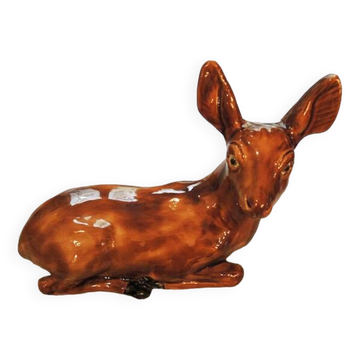 Old suede ceramic sculpture
