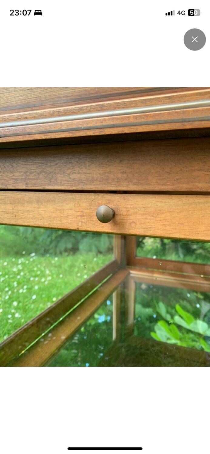Glass tea table with its tray