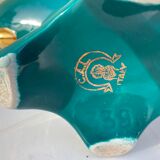 Vintage porcelain rose planter vase