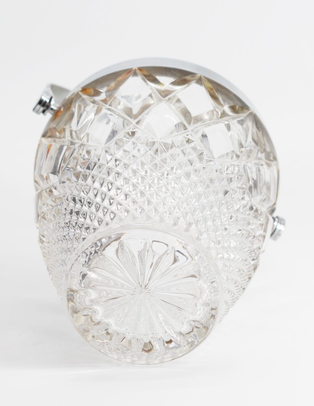 Vintage glass ice bucket