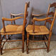 Paire de fauteuil de style provencale