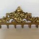 Key hanger key ring door tea towels gilded metal Italy