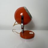 Eyeball lamp vintage orange wall mounting possible