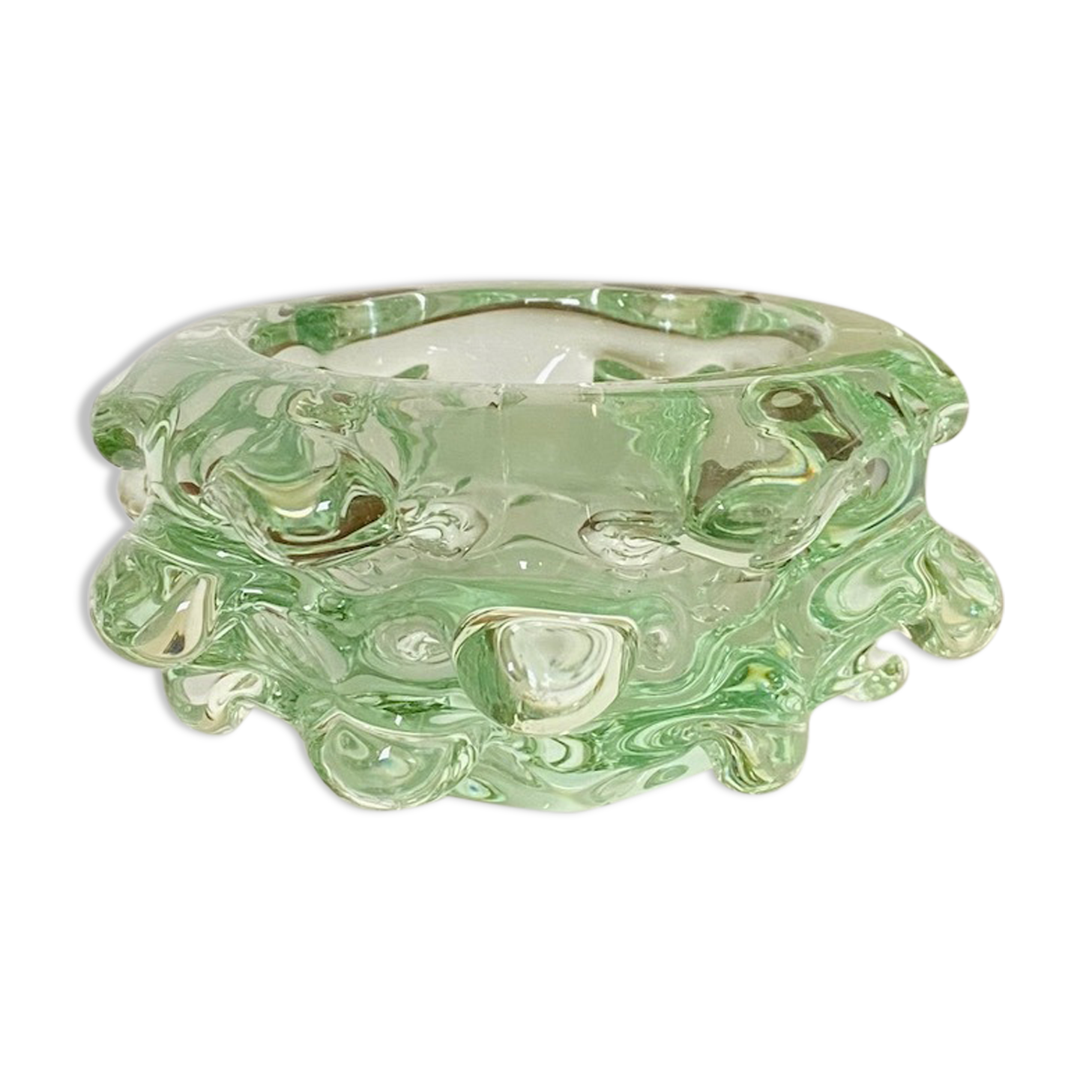 Green Murano bowl