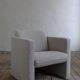 Gray Dedar boucle lounge chair | 1990s