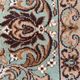 Persian rug beige wool flowers Faran Super 250x350cm Saint Maclou