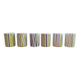 Lots de 6 petits verres en céramique style roger capron