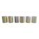 Lots de 6 petits verres en céramique style roger capron