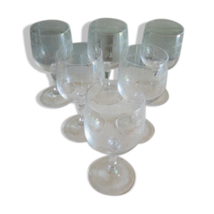 Lot de 24 anciens verres