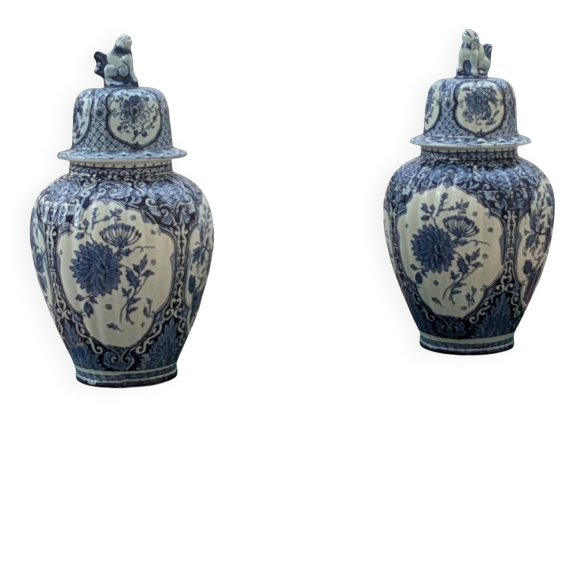 Pair of DELFT vases