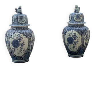 Pair of DELFT vases